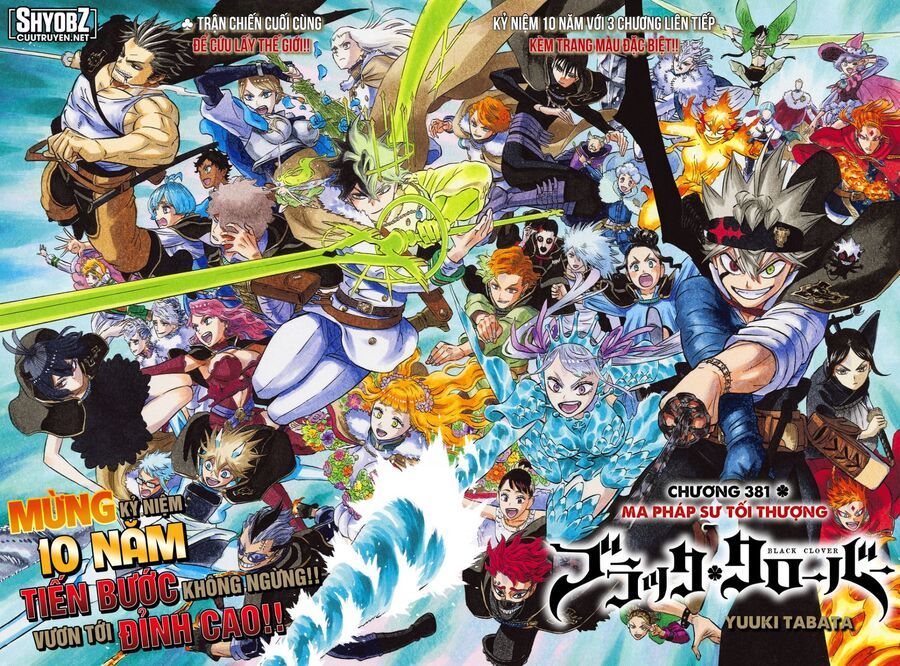 Black Clover - Thế Giới Phép Thuật: Chapter 381