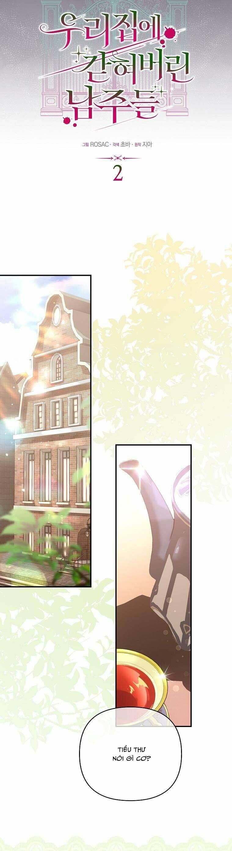 Các Nam Chính Bị Mắc Kẹt Trong Nhà Tôi: Chapter 2