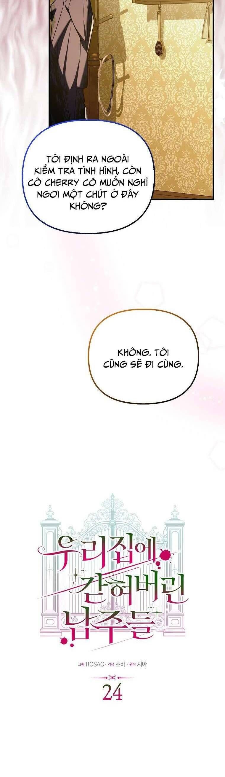 Các Nam Chính Bị Mắc Kẹt Trong Nhà Tôi: Chapter 24