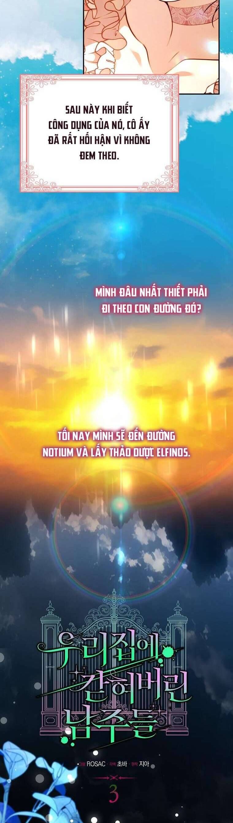 Các Nam Chính Bị Mắc Kẹt Trong Nhà Tôi: Chapter 3