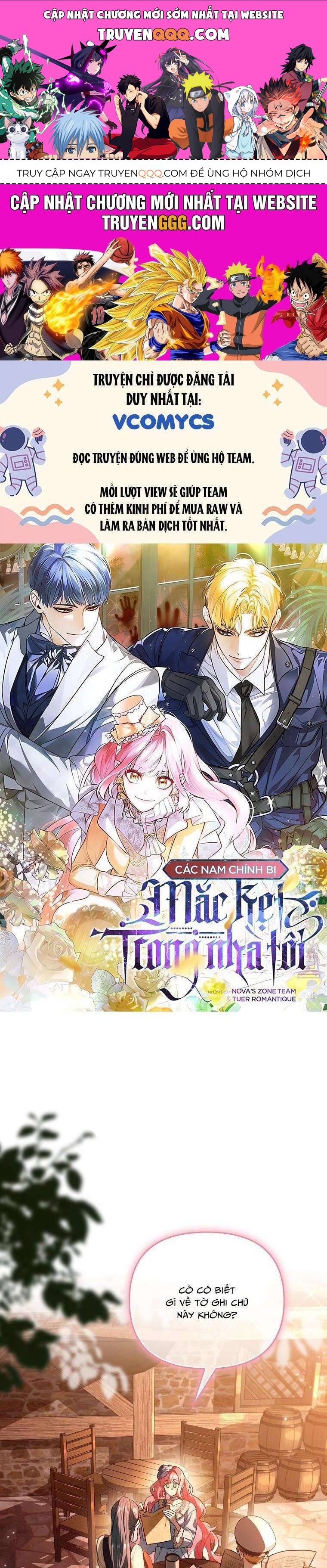 Các Nam Chính Bị Mắc Kẹt Trong Nhà Tôi: Chapter 9