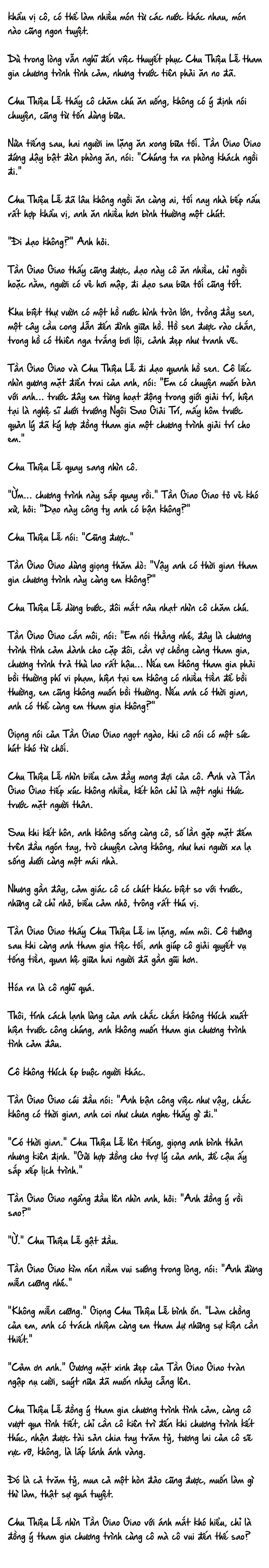 Cặp Đôi Hào Môn , Làm Cá Mặn Ở Show Hẹn Hò: Chapter 9