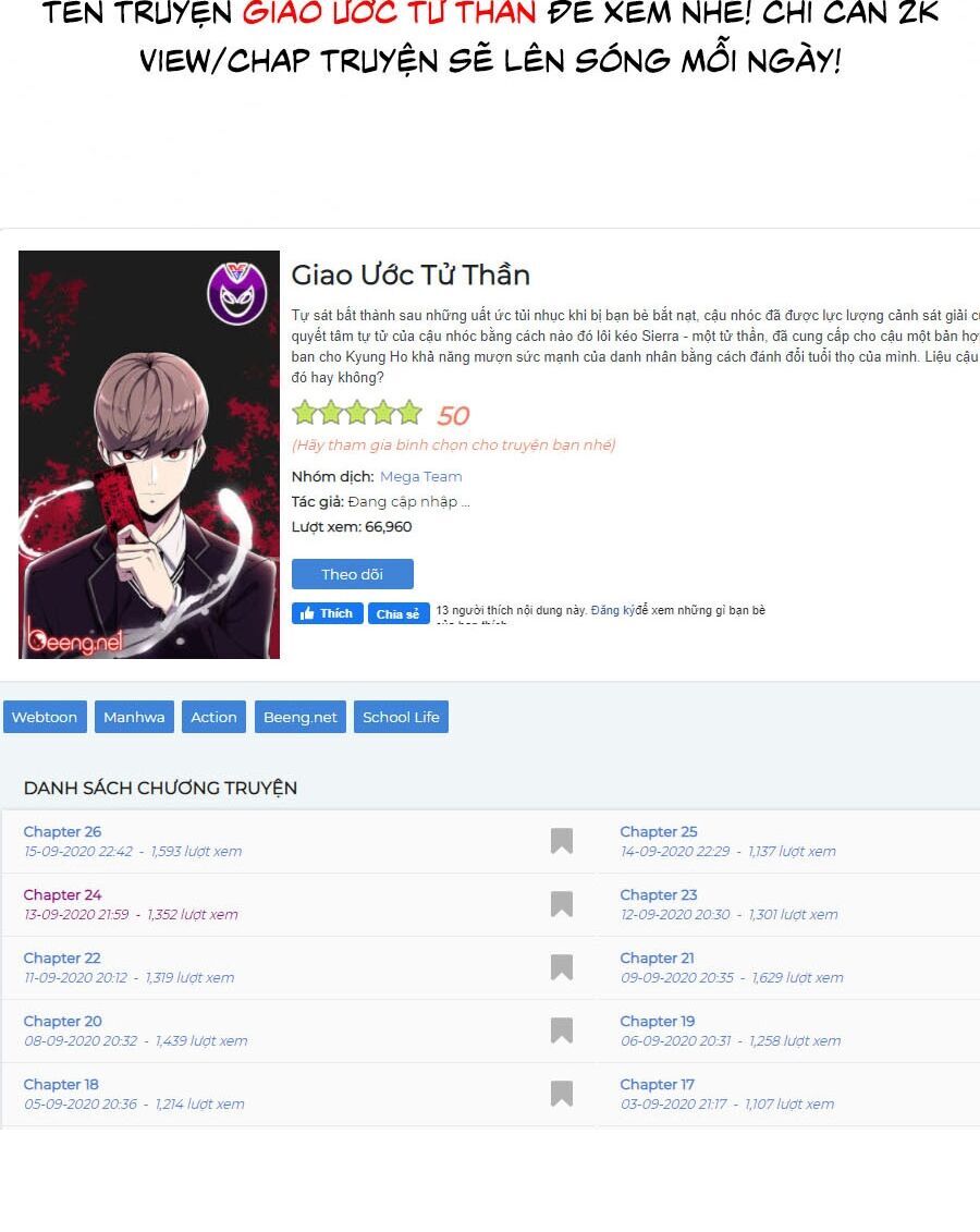 Cậu Bé Của Thần Chết: Chapter 29