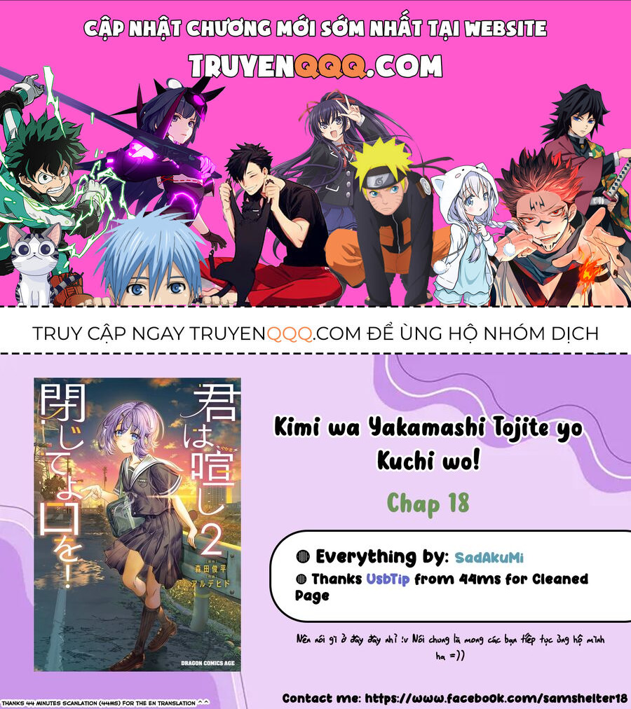 Cậu Ồn Ào Quá, Im Lặng Giùm Tớ Đi!: Chapter 18