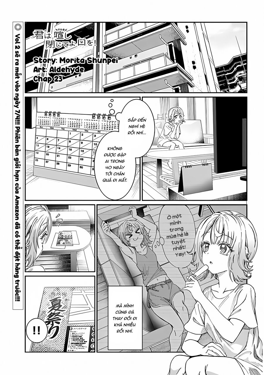 Cậu Ồn Ào Quá, Im Lặng Giùm Tớ Đi!: Chapter 23