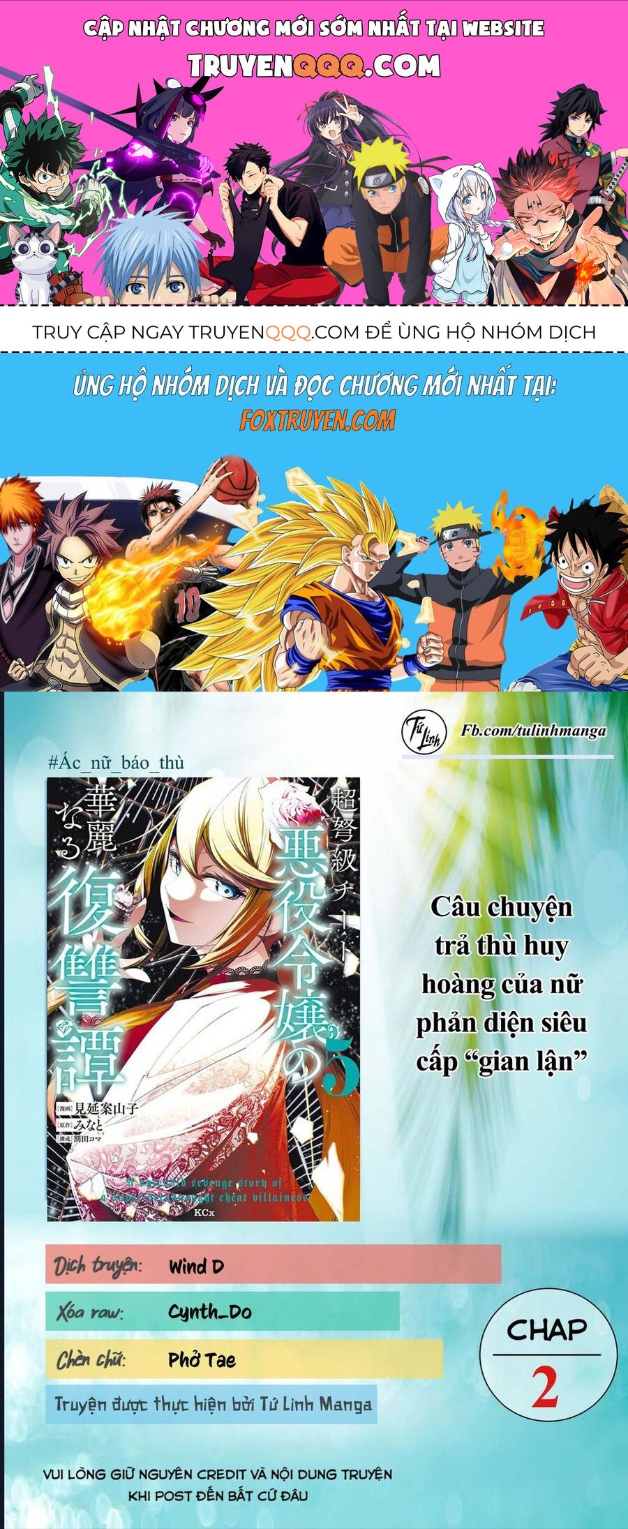 Câu Truyện Trả Thù Huy Hoàng Của Nữ Phản Diện Siêu Cấp: Chapter 2