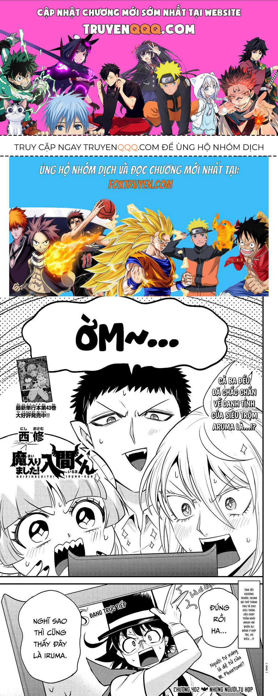 Chào Mừng Cậu Đến Trường Iruma-Kun: Chapter 402