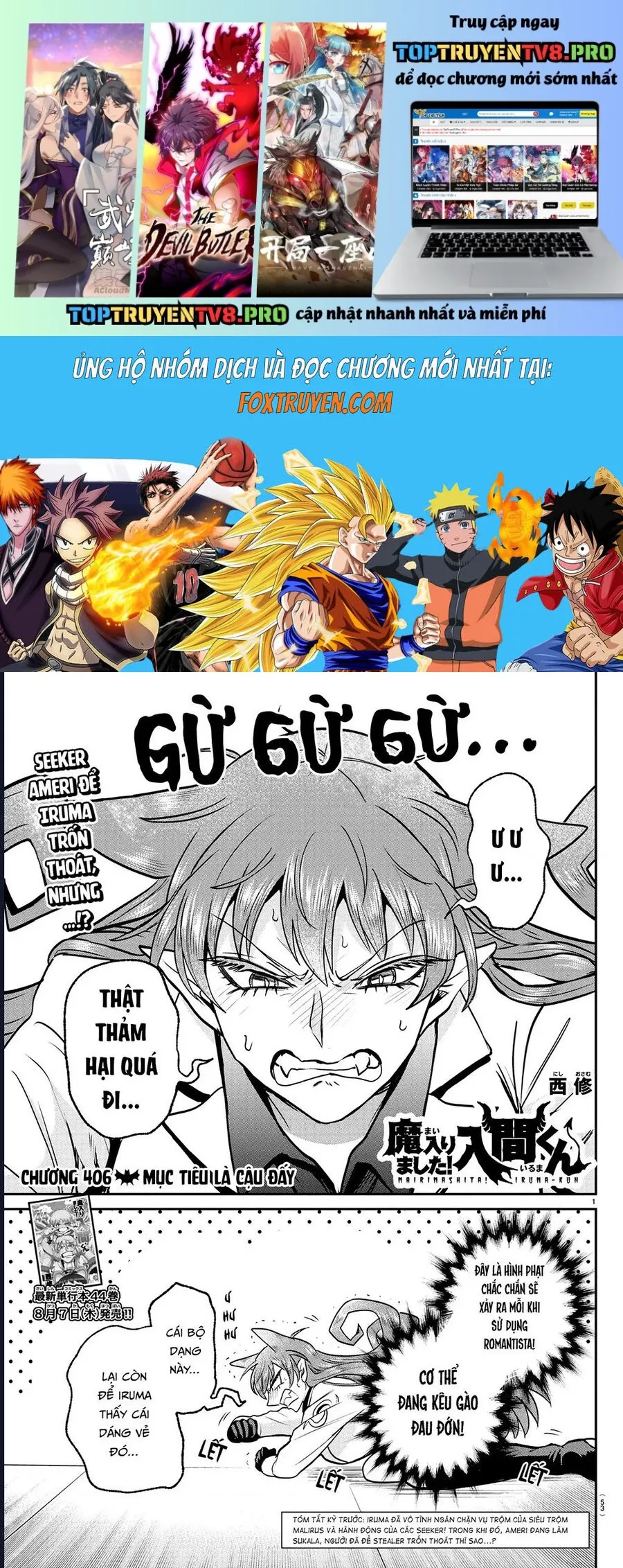 Chào Mừng Cậu Đến Trường Iruma-Kun: Chapter 406