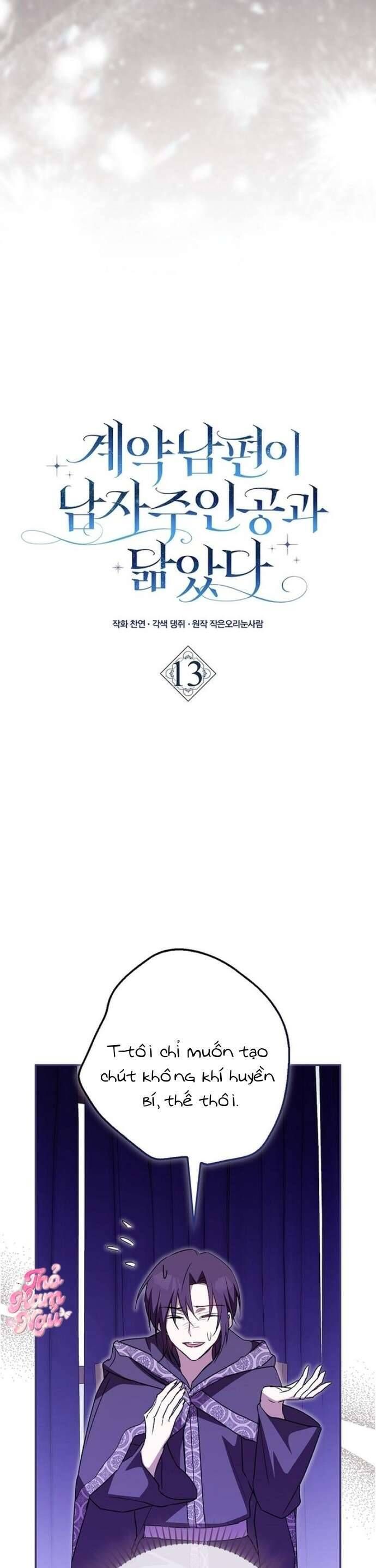 Chồng Của Tôi Giống Nam Chính Quá Đi: Chapter 13