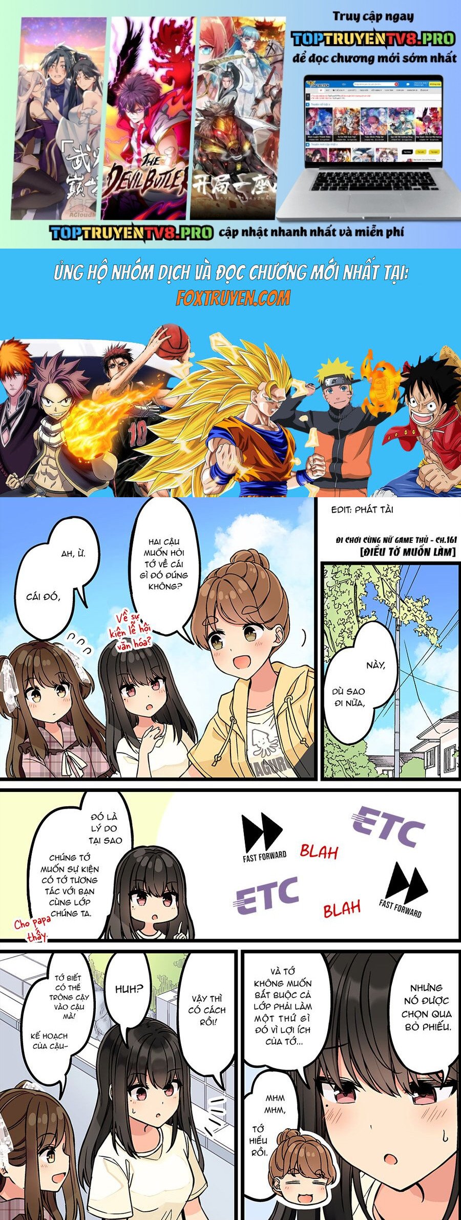 Đi Chơi Cùng Nữ Game Thủ: Chapter 161