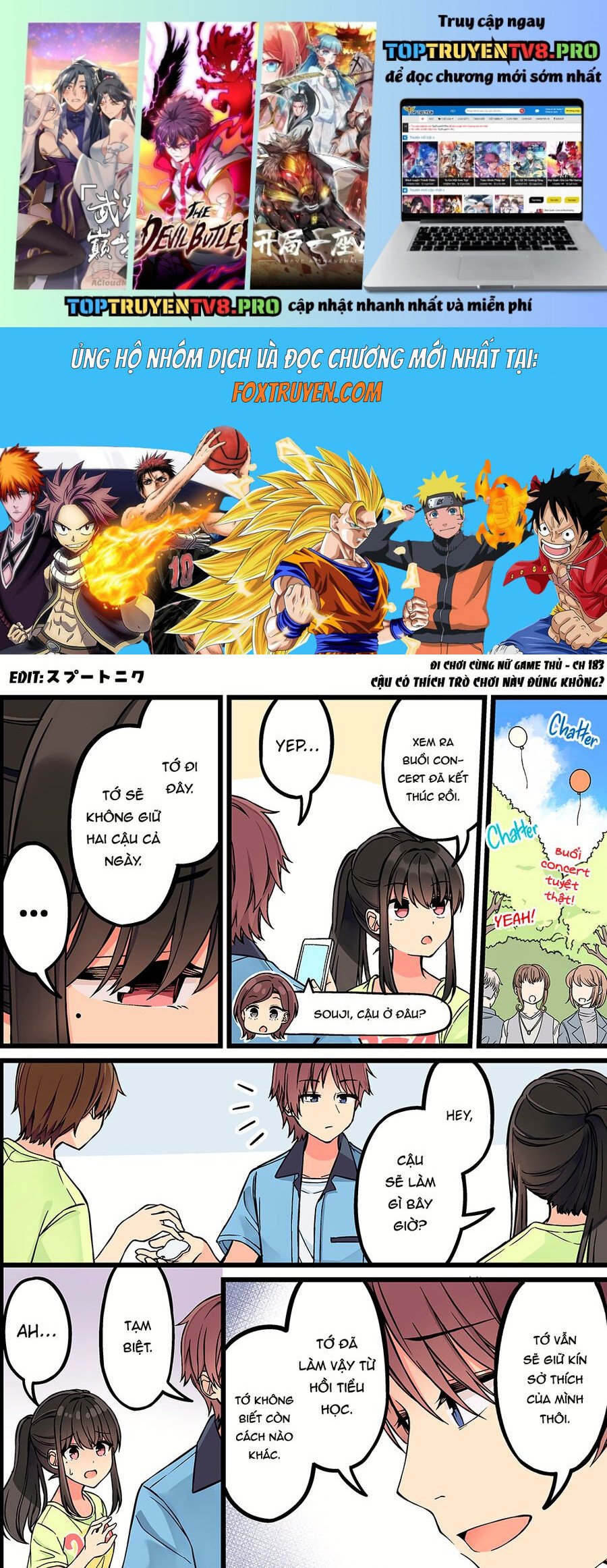 Đi Chơi Cùng Nữ Game Thủ: Chapter 183