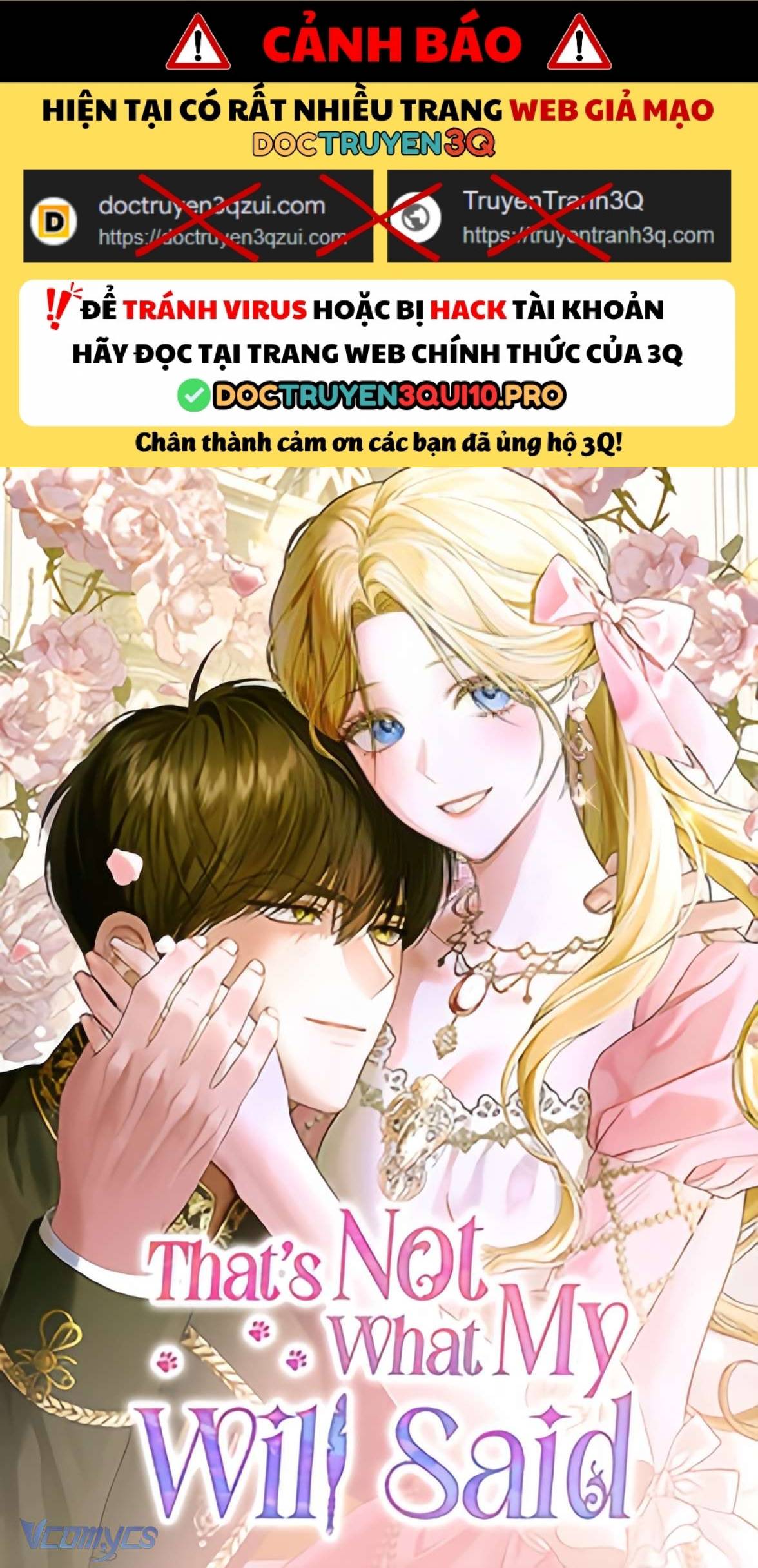 Di Nguyện Của Tôi Không Phải Như Thế: Chapter 1