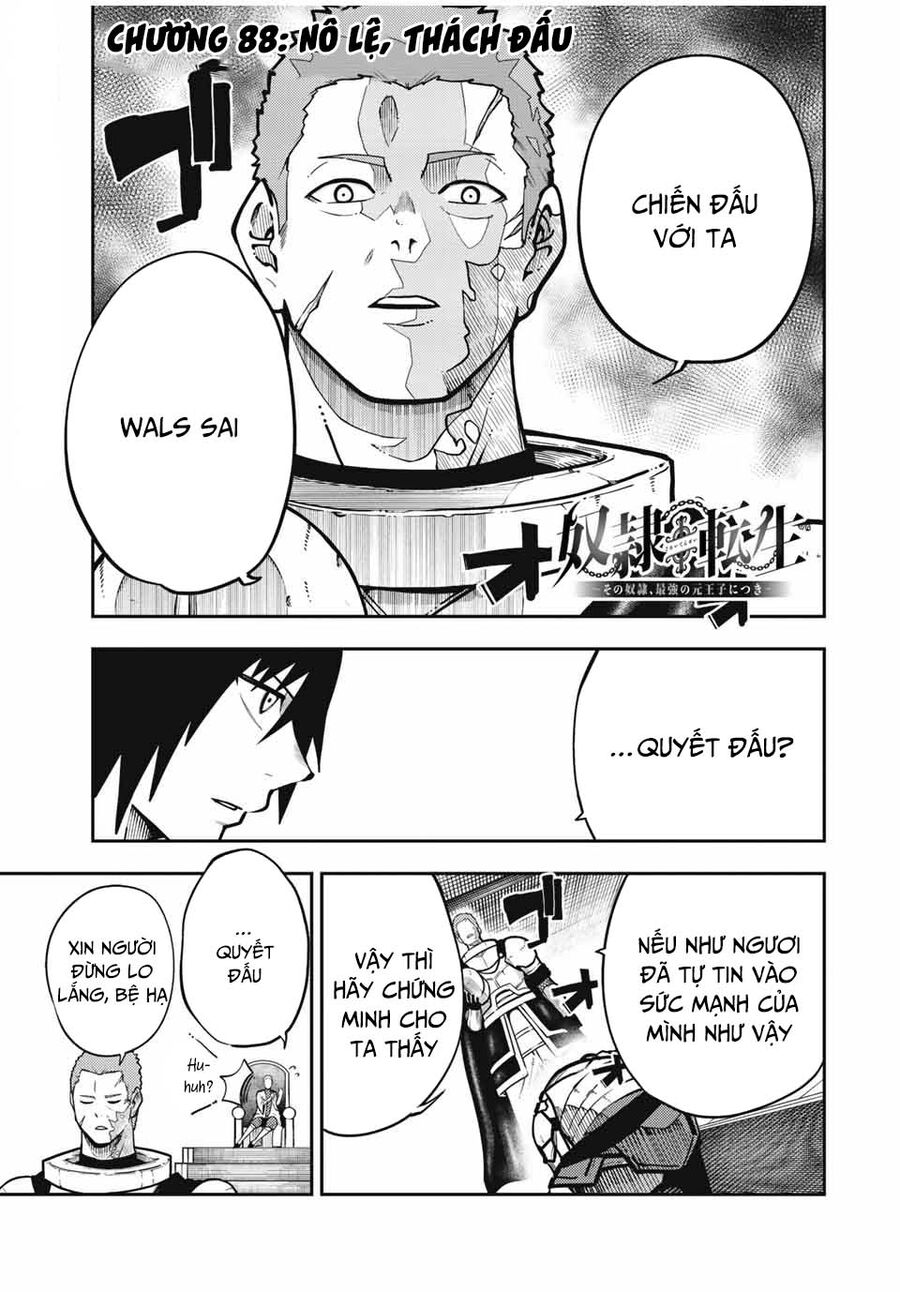 Dorei Tensei: Sono Dorei, Saikyou No Ouji Ni Tsuki: Chapter 88