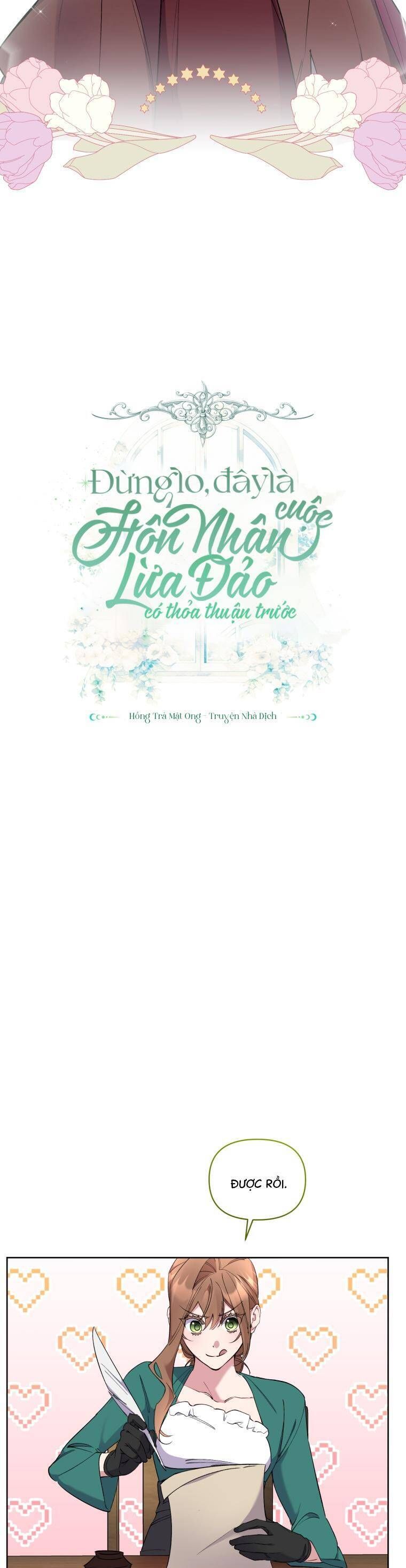 Đừng Lo, Đây Là Cuộc Hôn Nhân Lừa Đảo Có Thỏa Thuận Trước: Chapter 4