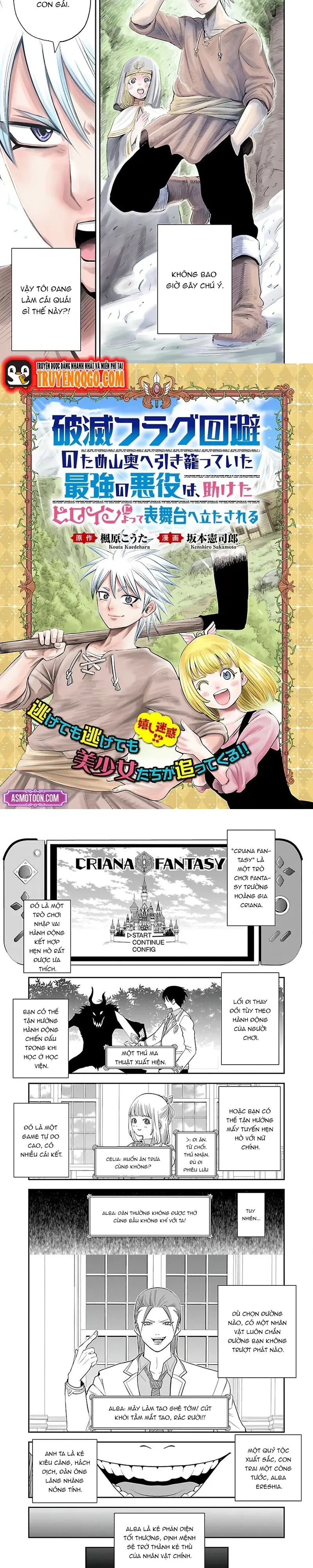 Hametsu Flag Kaihi No Tame Yamaoku E Hikikomotteita Saikyou No Akuyaku Wa, Tasuketa Heroine Ni Yotte Omotebutai E Tatasareru: Chapter 1