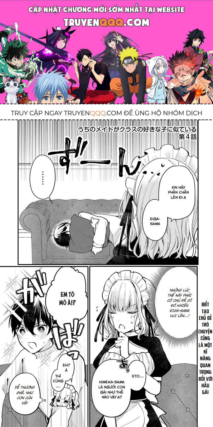 Hầu Gái Nhà Tôi Trông Giống Cô Bạn Cùng Lớp Mà Tôi Thích: Chapter 4