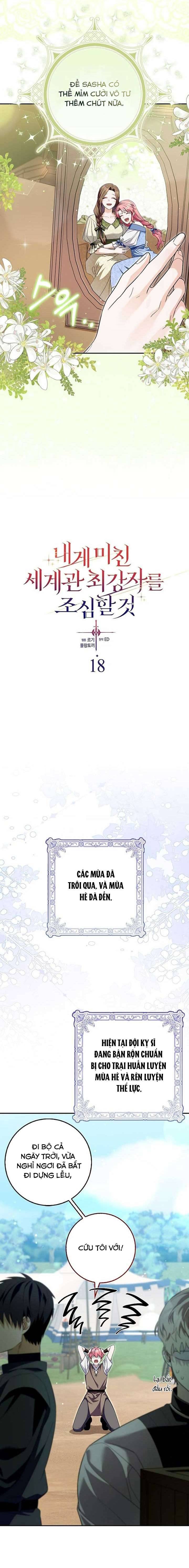 Hãy Cẩn Thận Với Người Đàn Ông Mạnh Nhất Đang Mê Muội Tôi: Chapter 18