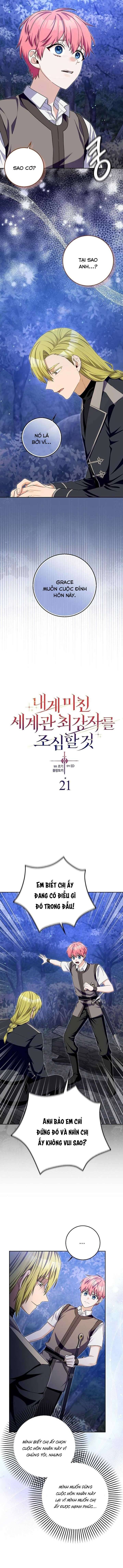 Hãy Cẩn Thận Với Người Đàn Ông Mạnh Nhất Đang Mê Muội Tôi: Chapter 21