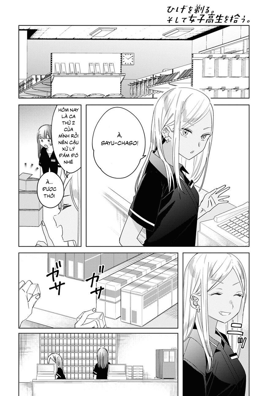 Hige Wo Soru. Soshite Joshikosei Wo Hirou: Chapter 20