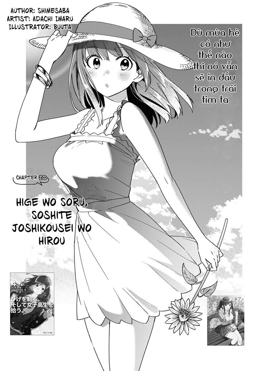 Hige Wo Soru. Soshite Joshikosei Wo Hirou: Chapter 20