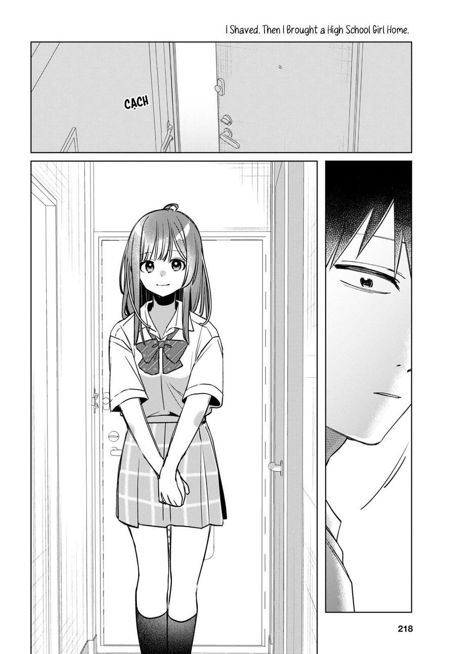 Hige Wo Soru. Soshite Joshikosei Wo Hirou: Chapter 43