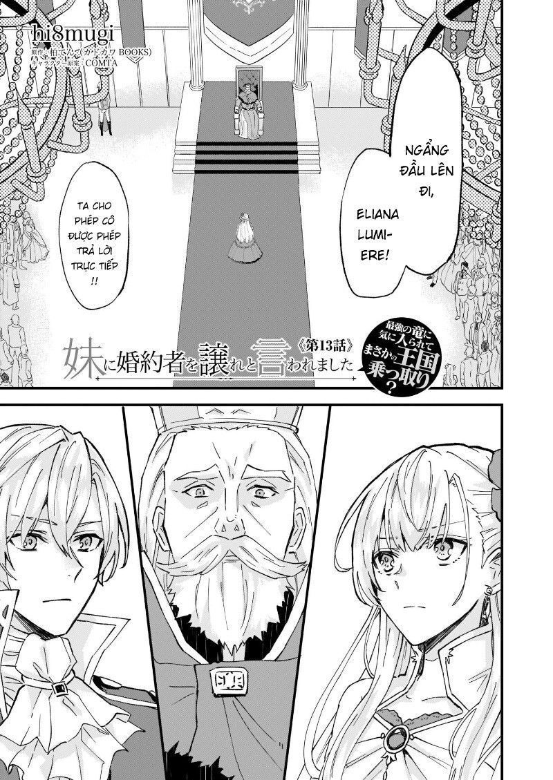 Imouto Ni Fiancee Wo Yuzure To Iwaremashita, Saikyou No Ryuu Ni Kiniirarete Masakano Okoku Nottori?: Chapter 13.4