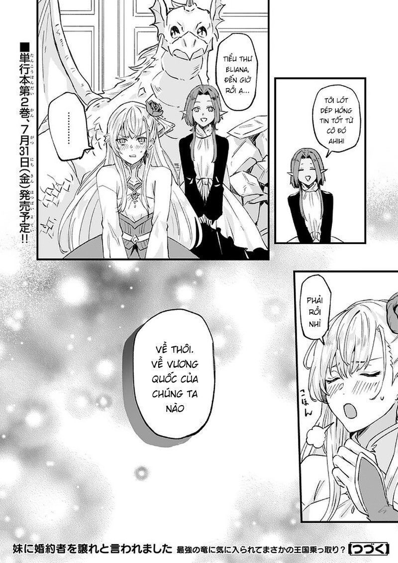 Imouto Ni Fiancee Wo Yuzure To Iwaremashita, Saikyou No Ryuu Ni Kiniirarete Masakano Okoku Nottori?: Chapter 14.4