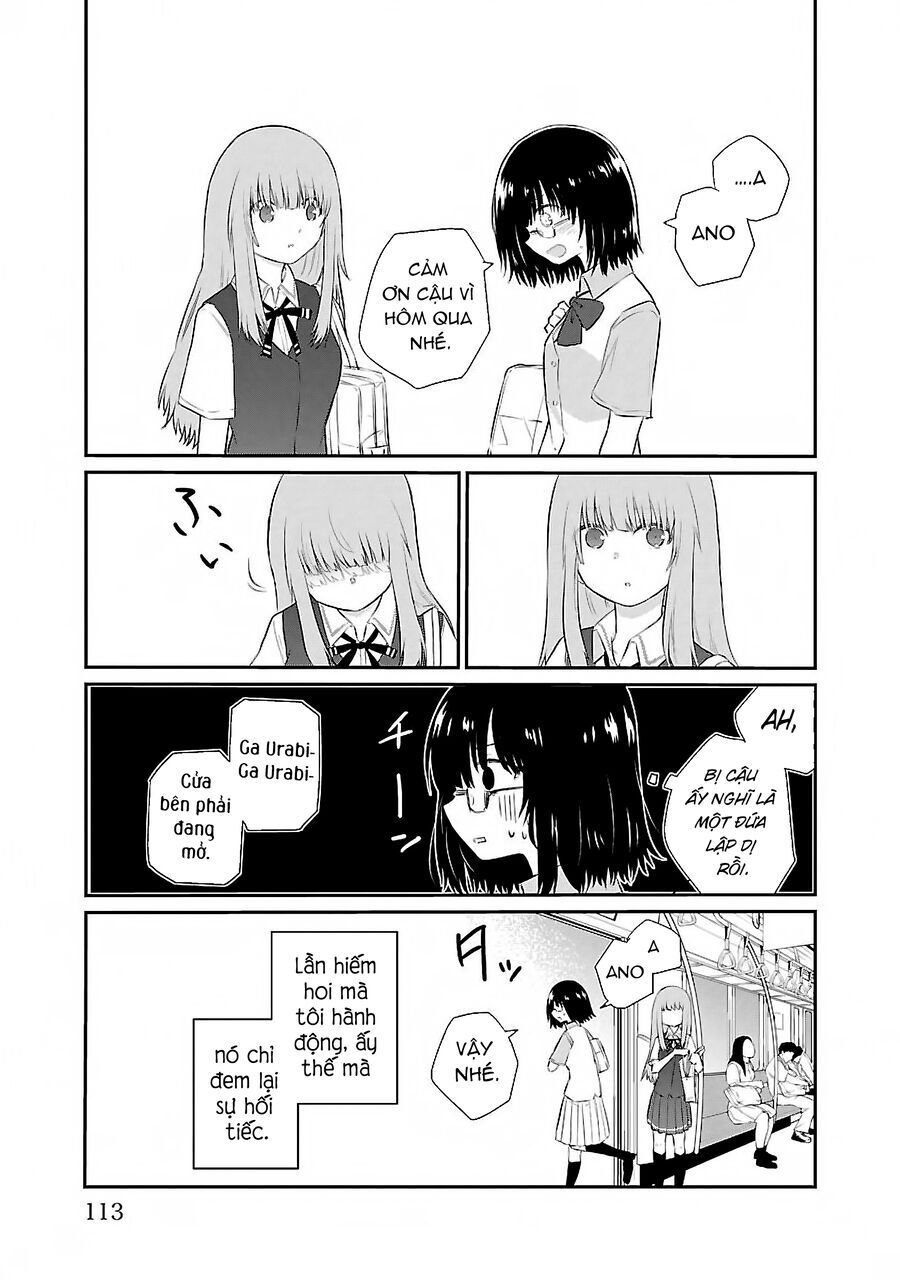Koe Ga Dasenai Shoujo Wa "Kanojo Ga Yasashisugiru" To Omotte Iru: Chapter 40.1