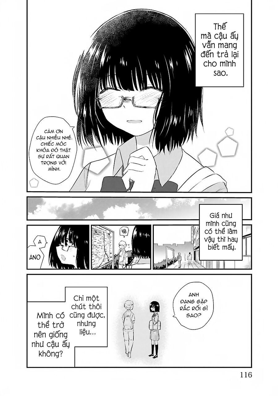 Koe Ga Dasenai Shoujo Wa "Kanojo Ga Yasashisugiru" To Omotte Iru: Chapter 40.1