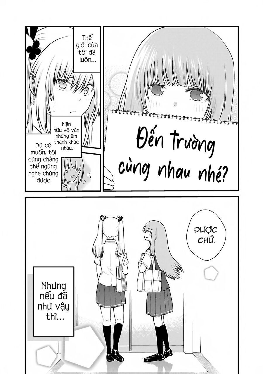 Koe Ga Dasenai Shoujo Wa "Kanojo Ga Yasashisugiru" To Omotte Iru: Chapter 40.2