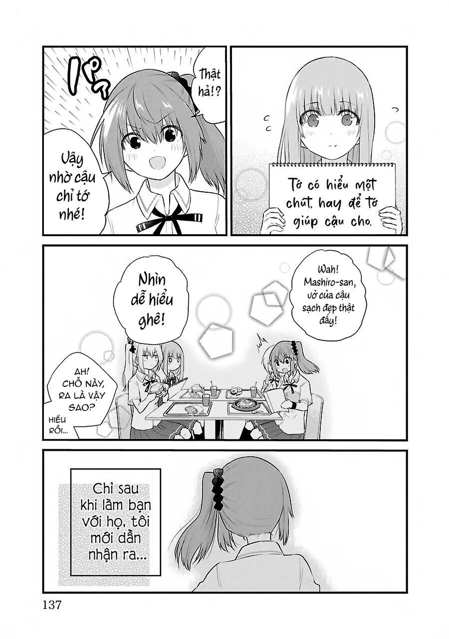 Koe Ga Dasenai Shoujo Wa "Kanojo Ga Yasashisugiru" To Omotte Iru: Chapter 40.5