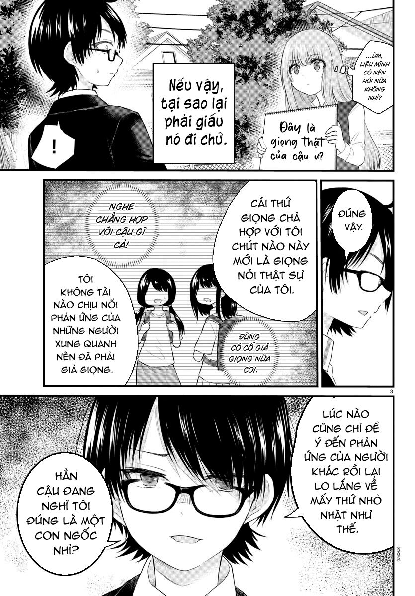 Koe Ga Dasenai Shoujo Wa "Kanojo Ga Yasashisugiru" To Omotte Iru: Chapter 44