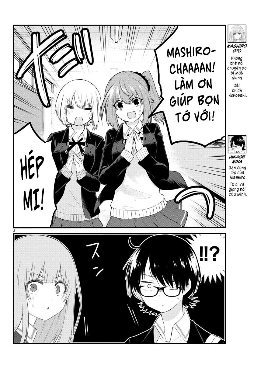 Koe Ga Dasenai Shoujo Wa "Kanojo Ga Yasashisugiru" To Omotte Iru: Chapter 46