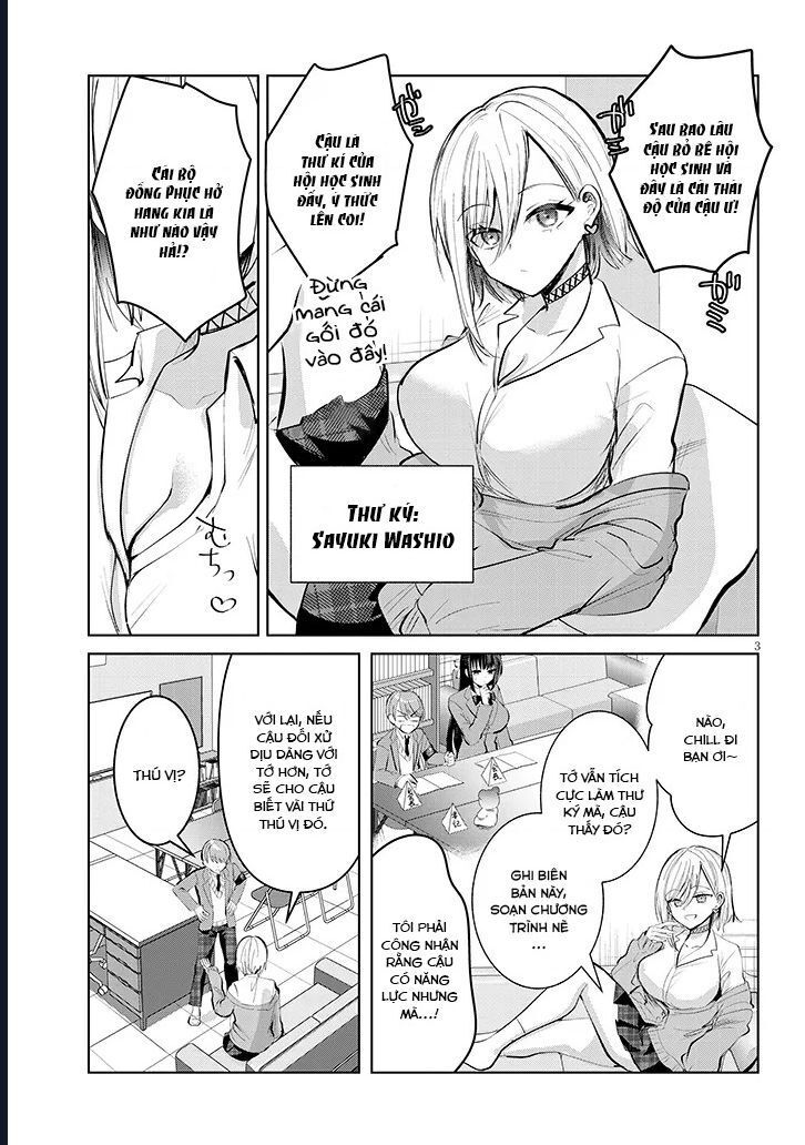 Kotowarenai Kaichou Wa Tomoe-Kun Ni Dake Shite Agetai: Chapter 4