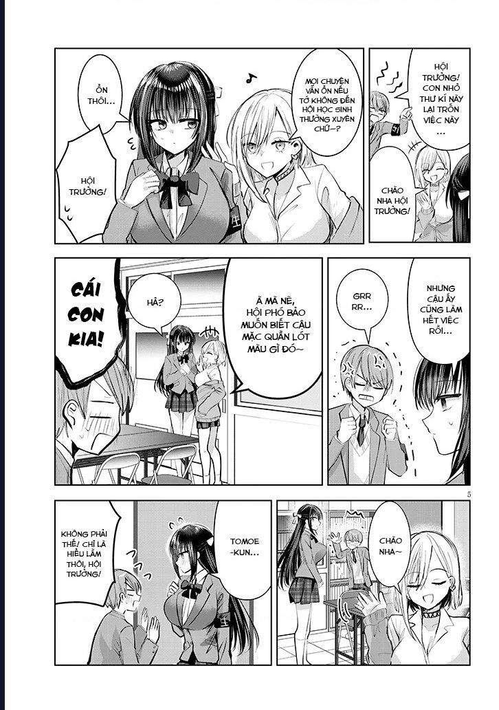 Kotowarenai Kaichou Wa Tomoe-Kun Ni Dake Shite Agetai: Chapter 4