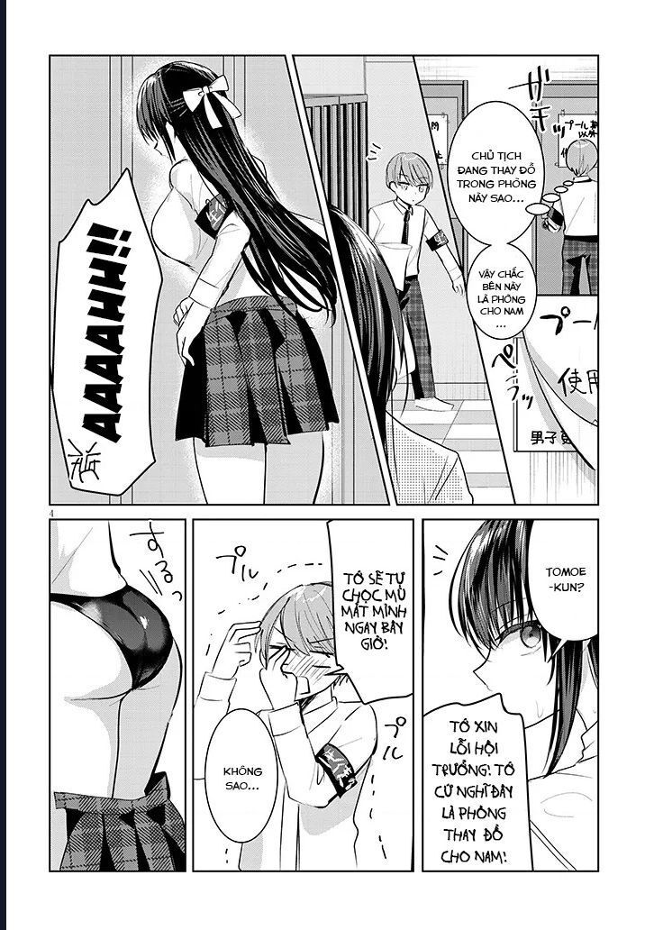 Kotowarenai Kaichou Wa Tomoe-Kun Ni Dake Shite Agetai: Chapter 6