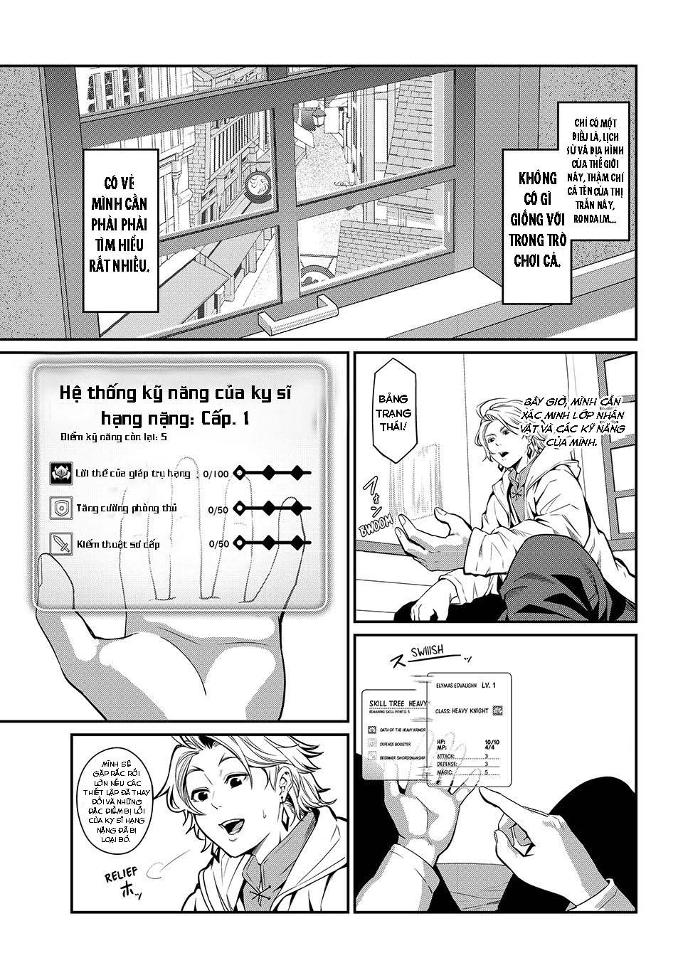 Kỵ Sĩ Chuyển Sinh Bị Lưu Đày, Trở Nên Bất Bại Nhờ Trò Chơi: Chapter 1