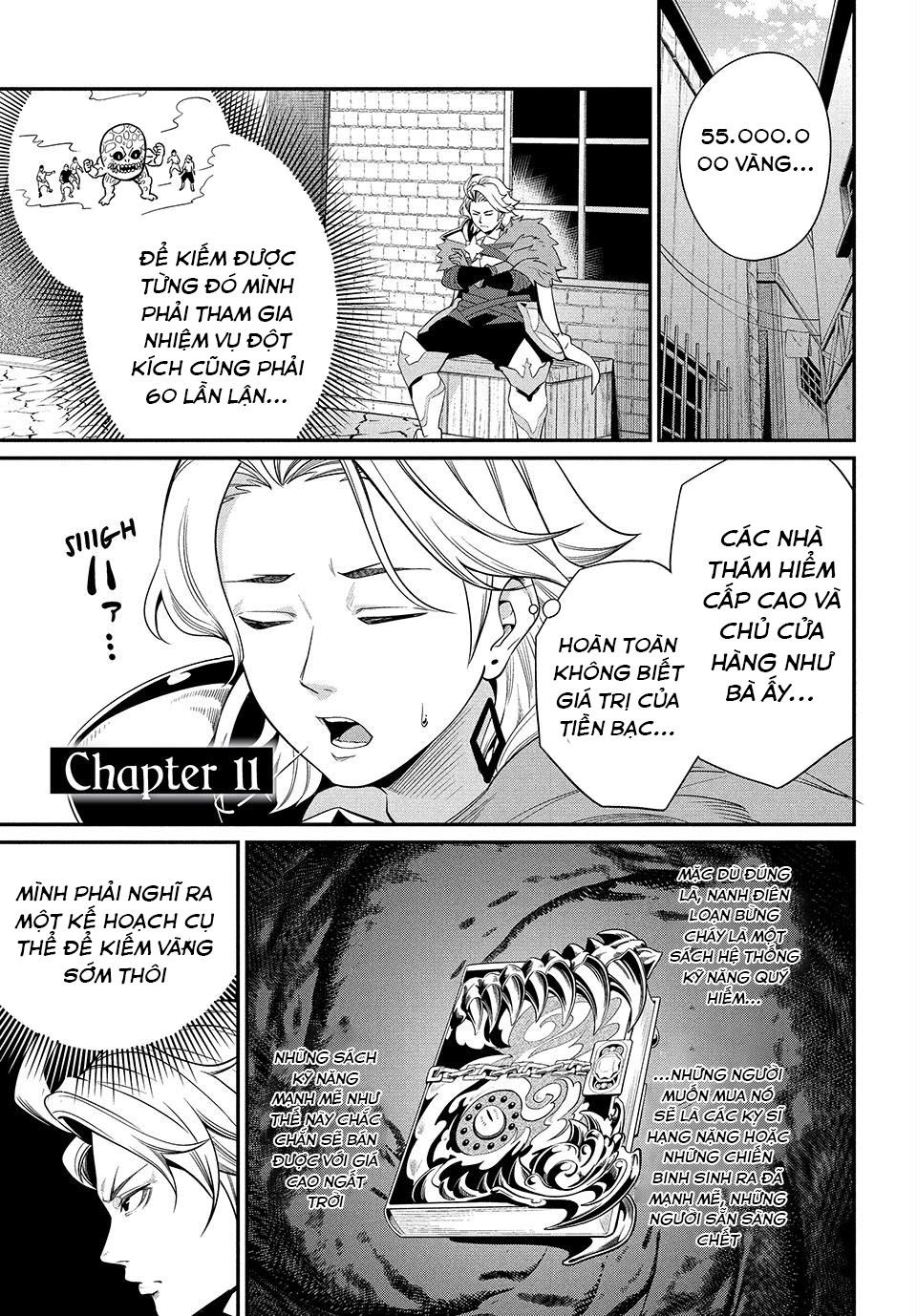 Kỵ Sĩ Chuyển Sinh Bị Lưu Đày, Trở Nên Bất Bại Nhờ Trò Chơi: Chapter 11