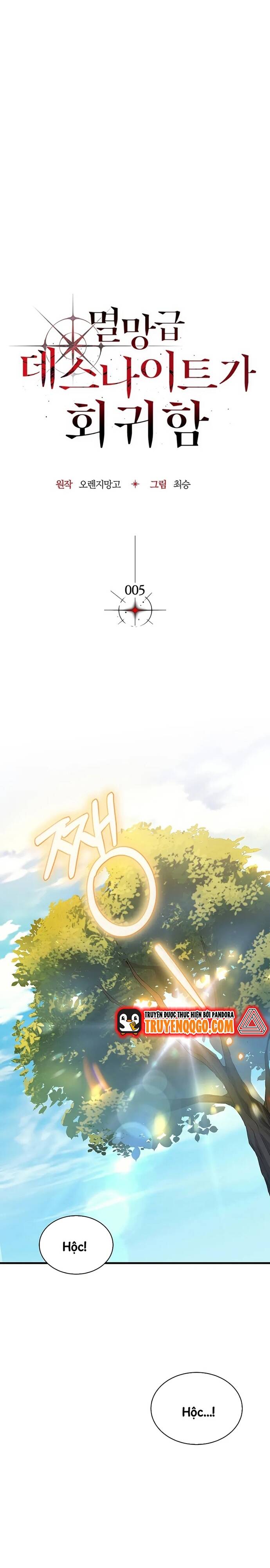 Kỵ Sĩ Tử Thần Cấp Diệt Vong Đã Hồi Quy: Chapter 5