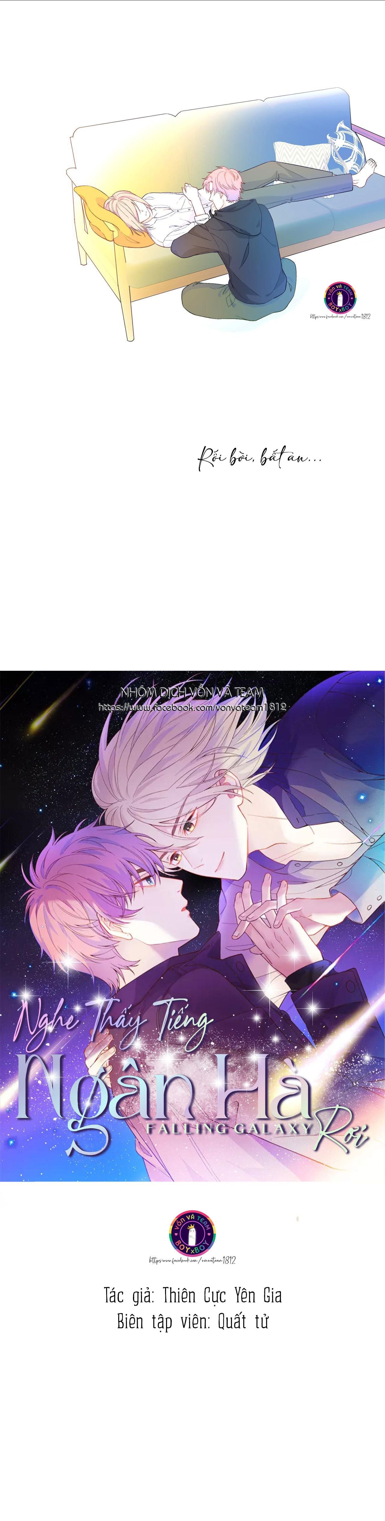 Nghe Thấy Tiếng Ngân Hà Rơi: Chapter 3