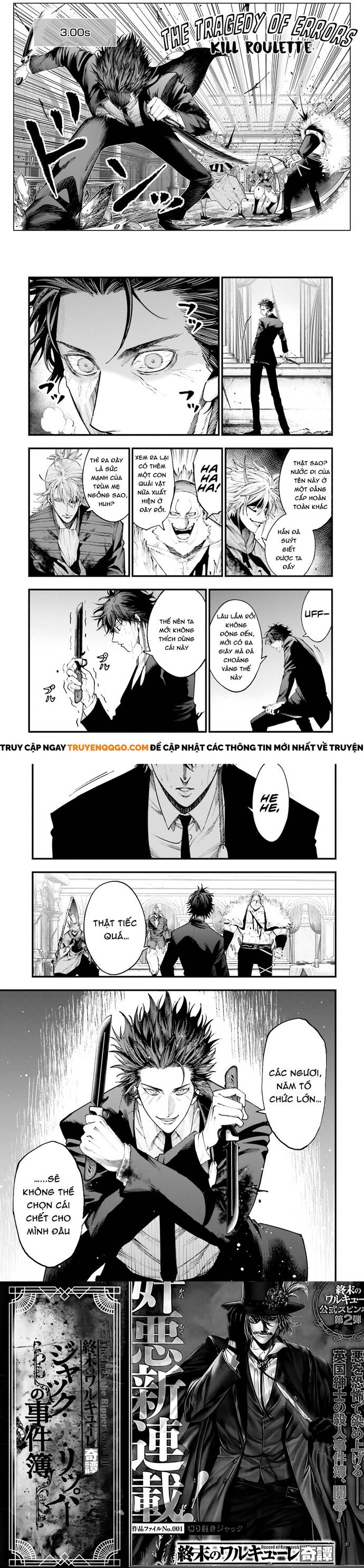 Ngoại Truyện Shuumatsu No Valkyrie – Hồ Sơ Vụ Án Jack Đồ Tể: Chapter 22