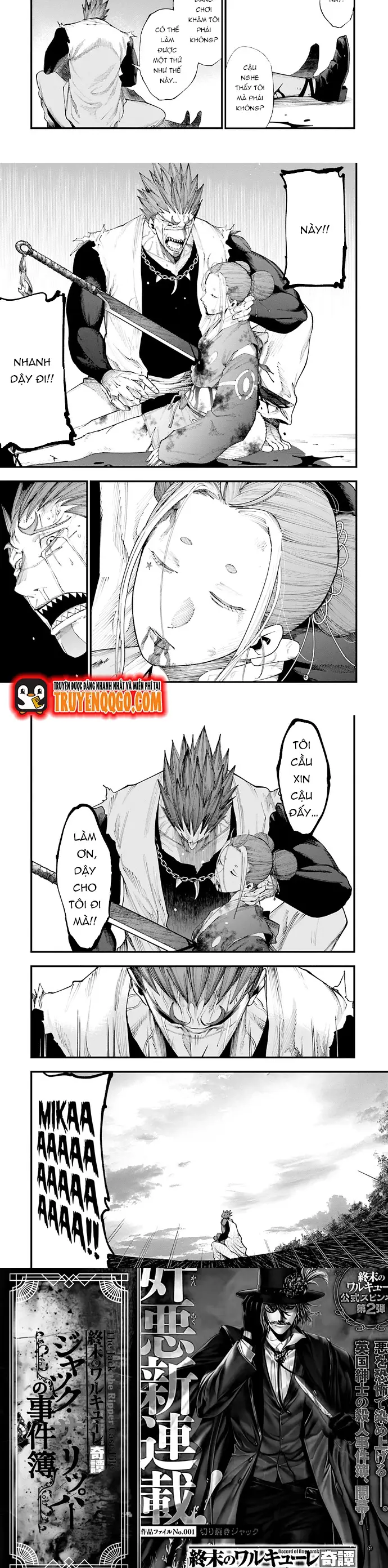 Ngoại Truyện Shuumatsu No Valkyrie – Hồ Sơ Vụ Án Jack Đồ Tể: Chapter 35