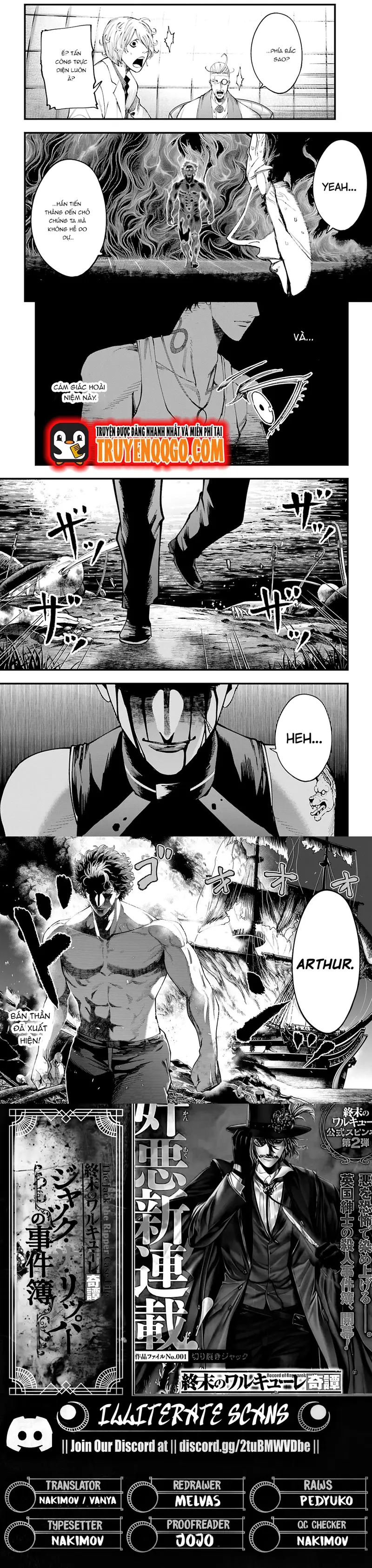 Ngoại Truyện Shuumatsu No Valkyrie – Hồ Sơ Vụ Án Jack Đồ Tể: Chapter 44