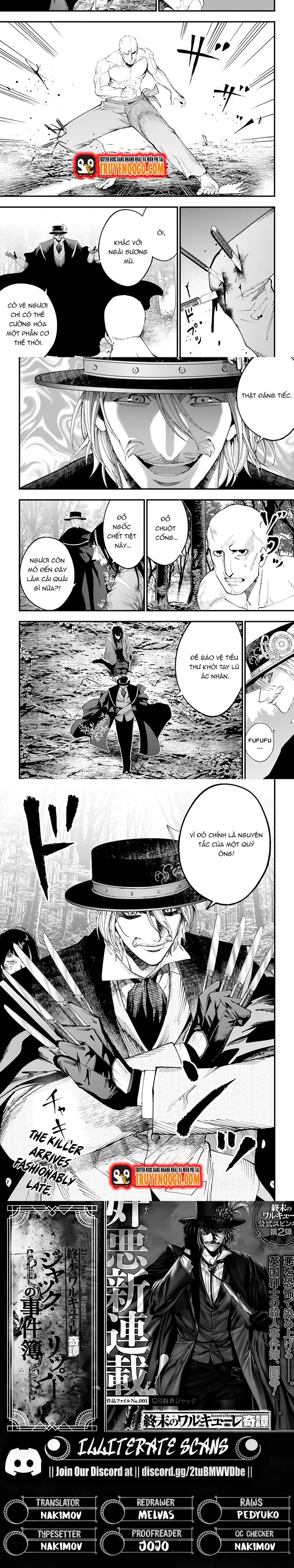 Ngoại Truyện Shuumatsu No Valkyrie – Hồ Sơ Vụ Án Jack Đồ Tể: Chapter 46