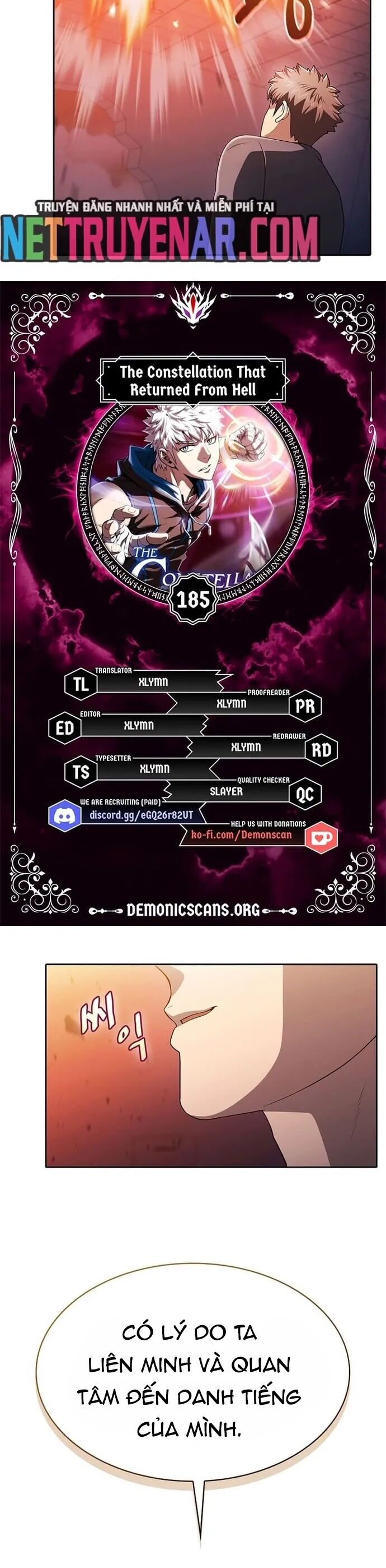 Người Chơi Trở Về Từ Địa Ngục: Chapter 185