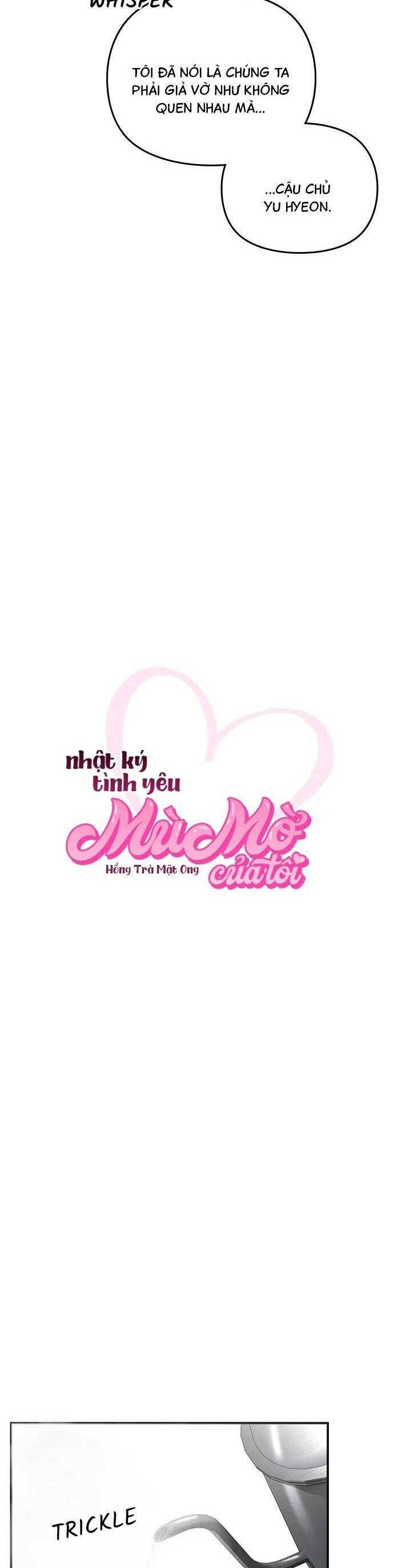 Nhật Ký Tình Yêu Mù Mờ Của Tôi: Chapter 8