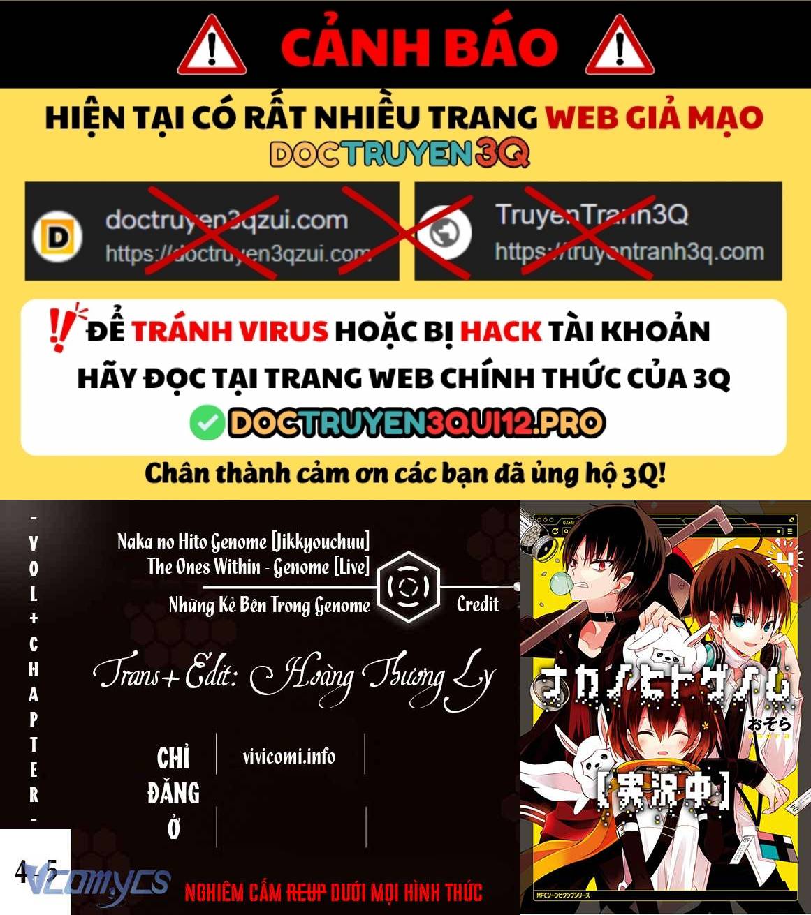 Những Kẻ Bên Trong Genome: Chapter 18