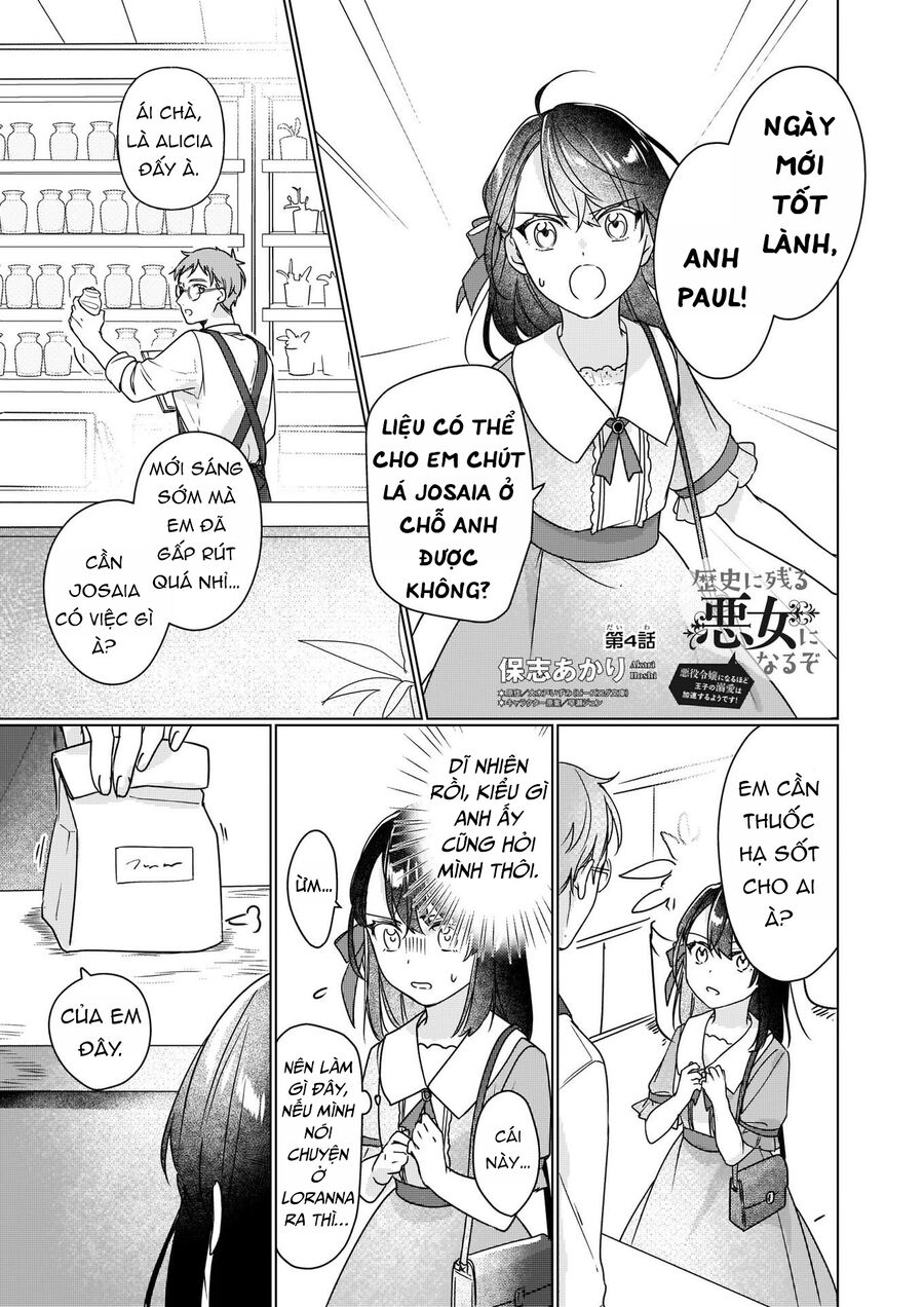 Rekishi Ni Nokoru Akujo Ni Naruzo: Akuyaku Reijou Ni Naru Hodo Ouji No Dekiai Wa Kasoku Suru You Desu!: Chapter 4