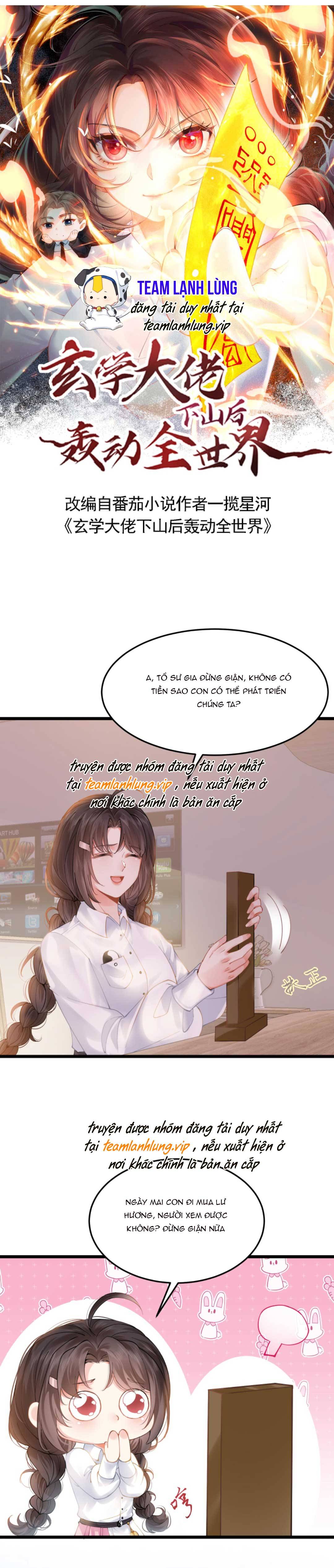 SAU KHI XUỐNG NÚI , ĐẠI LÃO HUYỀN HỌC CHẤN ĐỘNG CẢ THẾ GIỚI: Chapter 9