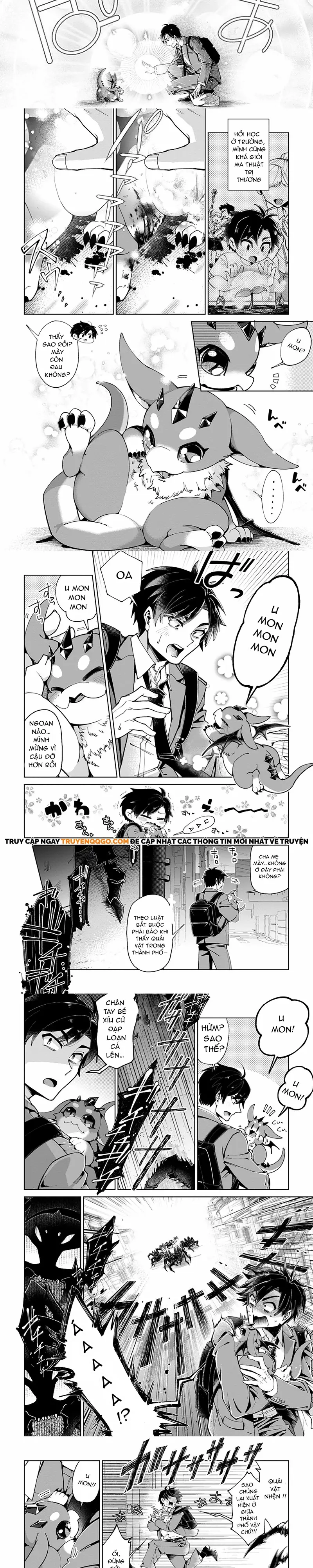 Shachiku No Ore, Dragon Ni Idakaretanode Pet Haishin Wo Hajimemasu Chibi Ko Dragon To Monster Bokujo Life: Chapter 1